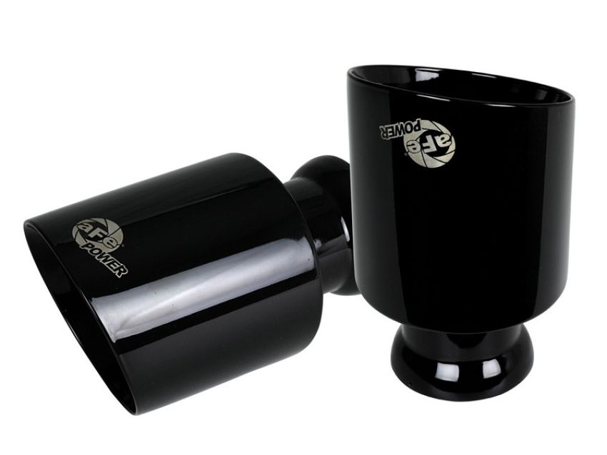aFe Power 49C32068-B MACH Force-Xp 4-1/2 IN Gloss Black OE Replacement Exhaust Tips