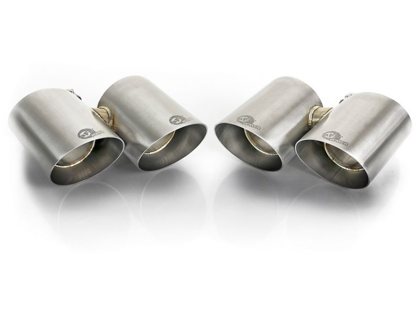 aFe Power 49C36416-P MACH Force-Xp 304 Stainless Steel OE Replacement Exhaust Tips Polished