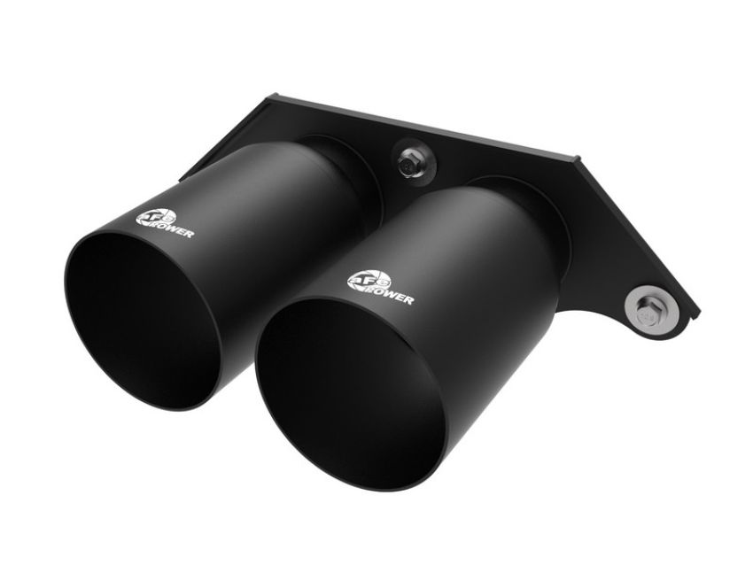 aFe Power 49C36435-B MACH Force-Xp 4 IN Satin Black OE Replacement Exhaust Tips