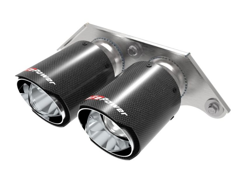 aFe Power 49C36435-C MACH Force-Xp 4 IN Carbon Fiber OE Replacement Exhaust Tips