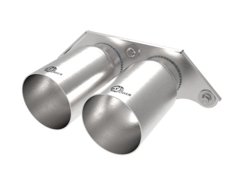 aFe Power 49C36435-H MACH Force-Xp 4 IN Brushed Finish OE Replacement Exhaust Tips