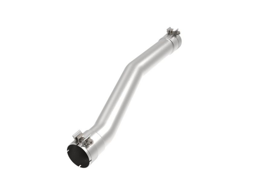 aFe Power 49C44121NM Apollo GT Series 409 Stainless Steel Muffler Delete Pipe