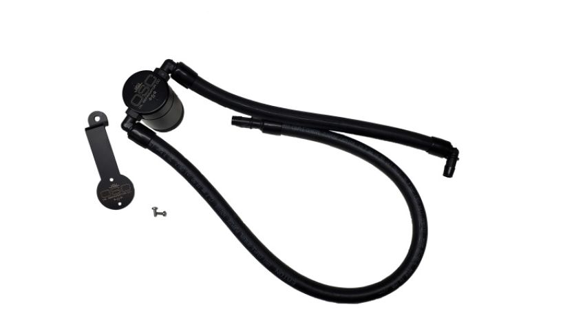 J&L 2021+ Jeep Wrangler 392 Oil Seperator 3.0 Passenger Side - Black Anodized