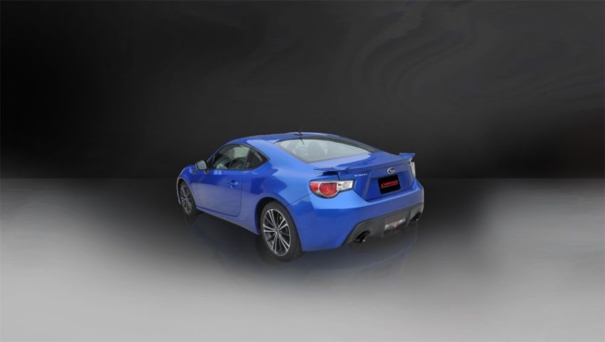 CORSA Performance 14864BLK Corsa 2012-2020 Scion FRS / Subaru BRZ Black Tip Sport Cat-Back Exhaust