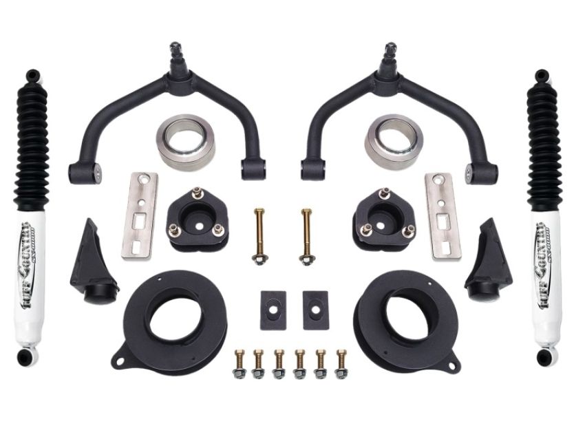 Tuff Country 34119KN 19-23 Ram 1500 Classic 4x4 5 Lug 4in Lift Kit w/Ball Joint Upper Control Arms & Shocks