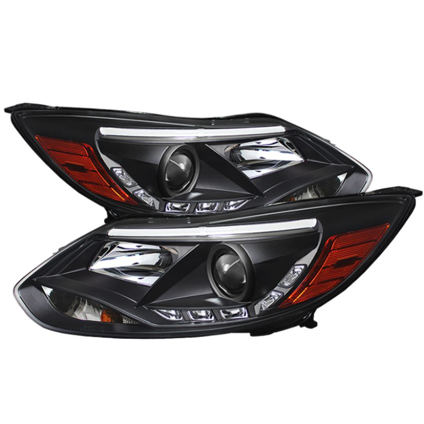 SPYDER 5072832 Projector Headlights - DRL - Black