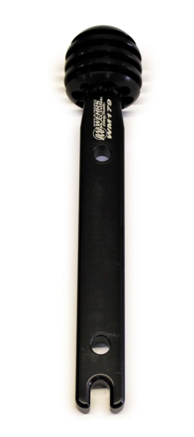 WEHRS MACHINE WEHWM29179 Shift Handle Straight w/ Knob Black 5-1/2in Tall