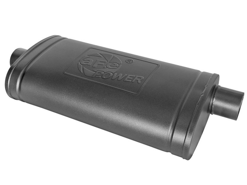 aFe Power 49M00016-B MACH Force-Xp 409 Stainless Steel Muffler w/ High-Temp Metallic Black finish