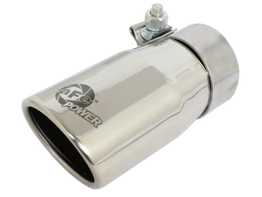 aFe Power 49T25304-P06 MACH Force-Xp 304 Stainless Steel Clamp-on Exhaust Tip Polished