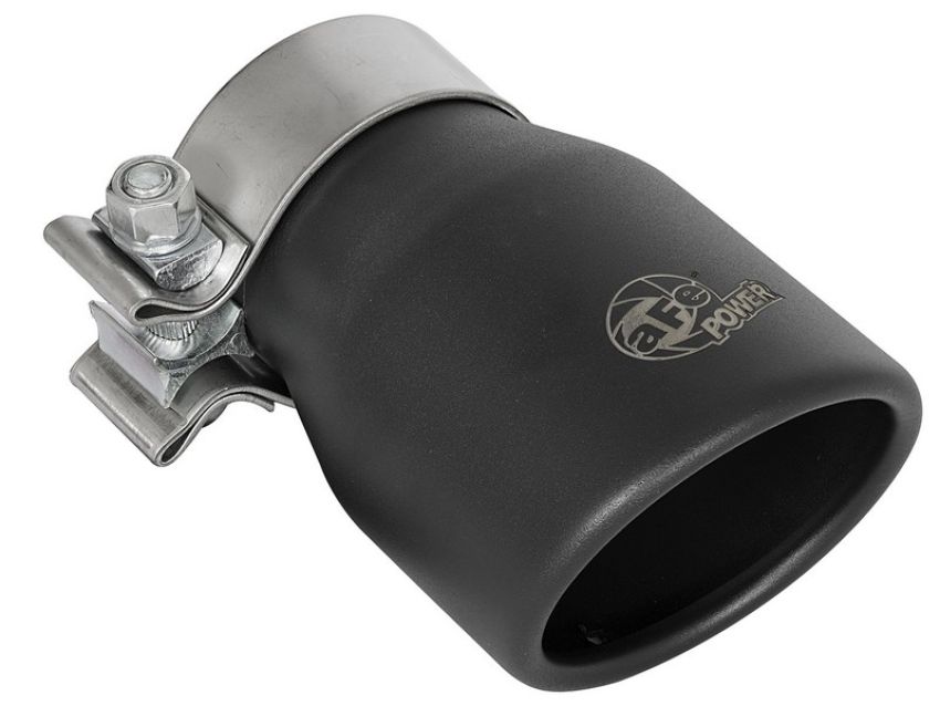 aFe Power 49T25354-B06 MACH Force-Xp 409 Stainless Steel Clamp-on Exhaust Tip Black