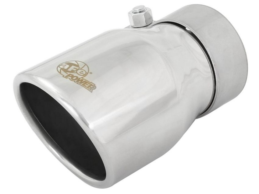 aFe Power 49T25354-P06 MACH Force-Xp 304 Stainless Steel Clamp-on Exhaust Tip Polished