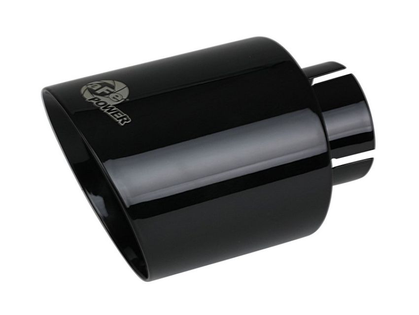 aFe Power 49T25454-B071 MACH Force-Xp 409 Stainless Steel Clamp-on Exhaust Tip Black