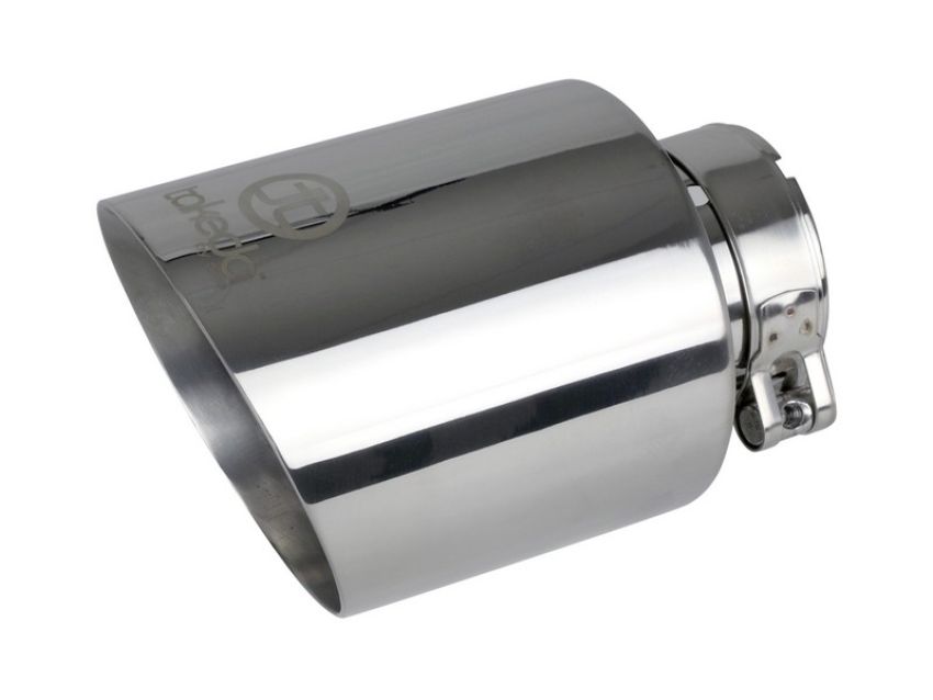 aFe Power 49T25454-P07 Takeda 304 Stainless Steel Clamp-on Exhaust Tip Polished