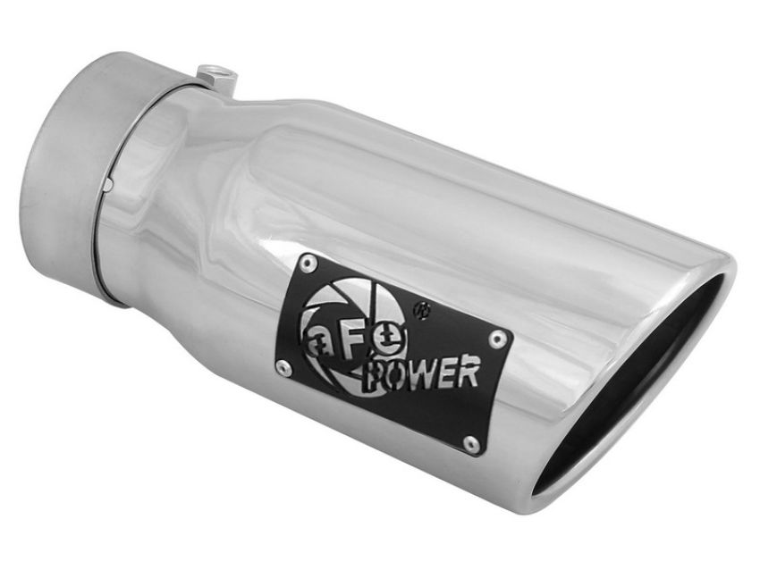 aFe Power 49T30401-P09 MACH Force-Xp 304 Stainless Steel Clamp-on Exhaust Tip Polished