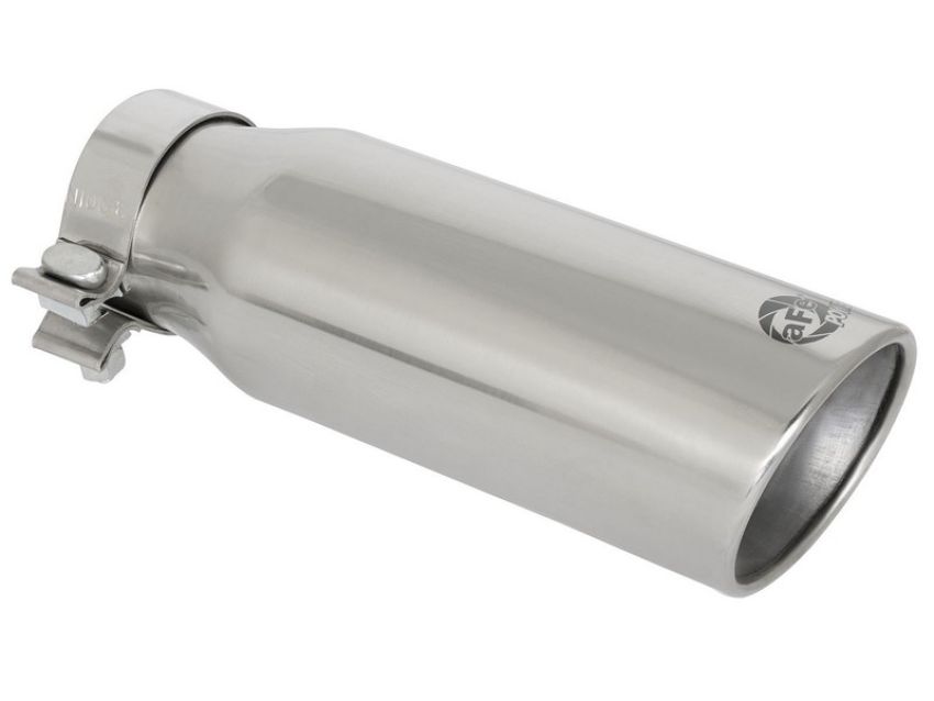 aFe Power 49T30404-P121 MACH Force-Xp 304 Stainless Steel Clamp-on Exhaust Tip Polished Rear Exit