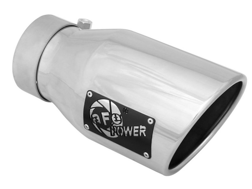 aFe Power 49T30451-P09 MACH Force-Xp 304 Stainless Steel Clamp-on Exhaust Tip Polished
