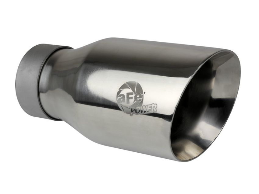 aFe Power 49T30454-P093 MACH Force-Xp 304 Stainless Steel Clamp-on Exhaust Tip Polished