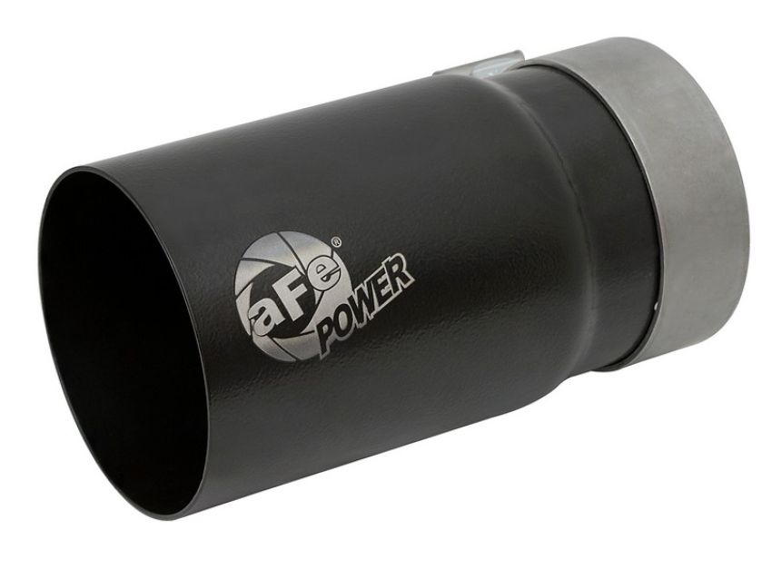 aFe Power 49T35404-B07 MACH Force-Xp Stainless Steel Clamp-on Exhaust Tip Black - Right - Exit