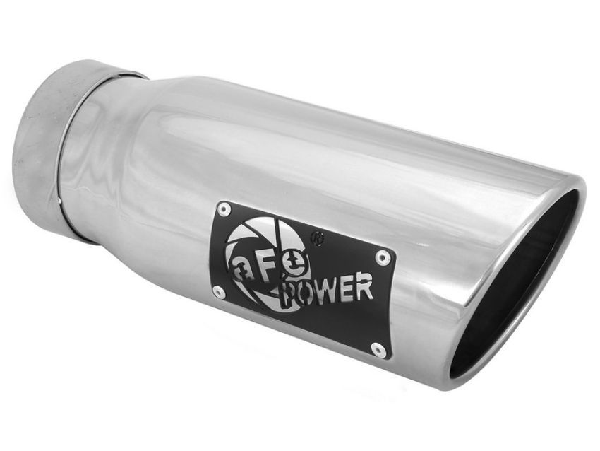 aFe Power 49T35451-P12 MACH Force-Xp 304 Stainless Steel Clamp-on Exhaust Tip Polished