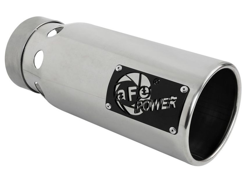 aFe Power 49T40501-P122 SATURN 4S 304 Stainless Steel Intercooled Clamp-on Exhaust Tip Polished
