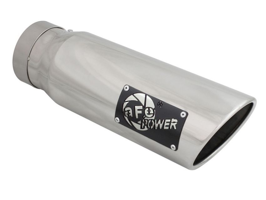 aFe Power 49T40501-P15 MACH Force-Xp 409 Stainless Steel Clamp-on Exhaust Tip Polished