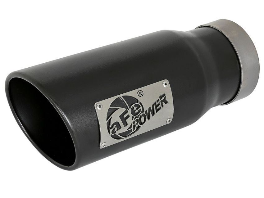 aFe Power 49T40502-B12 MACH Force-Xp 409 Stainless Steel Clamp-on Exhaust Tip Black