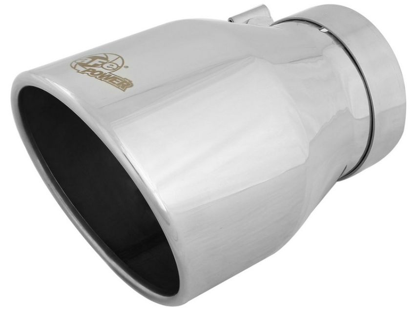 aFe Power 49T40604-P09 MACH Force-Xp 304 Stainless Steel Clamp-on Exhaust Tip Polished