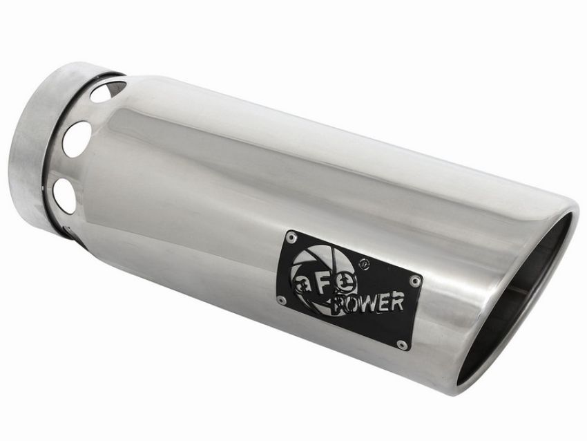 aFe Power 49T50601-P161 MACH Force-Xp 304 Stainless Steel Intercooled Clamp-on Exhaust Tip Polished