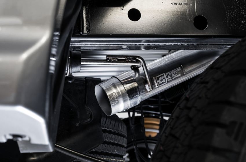 AWE Tuning 3015-23064 2019+ Ford Ranger 0FG Performance Exhaust System w/Diamond Black Tips & Rock Guard