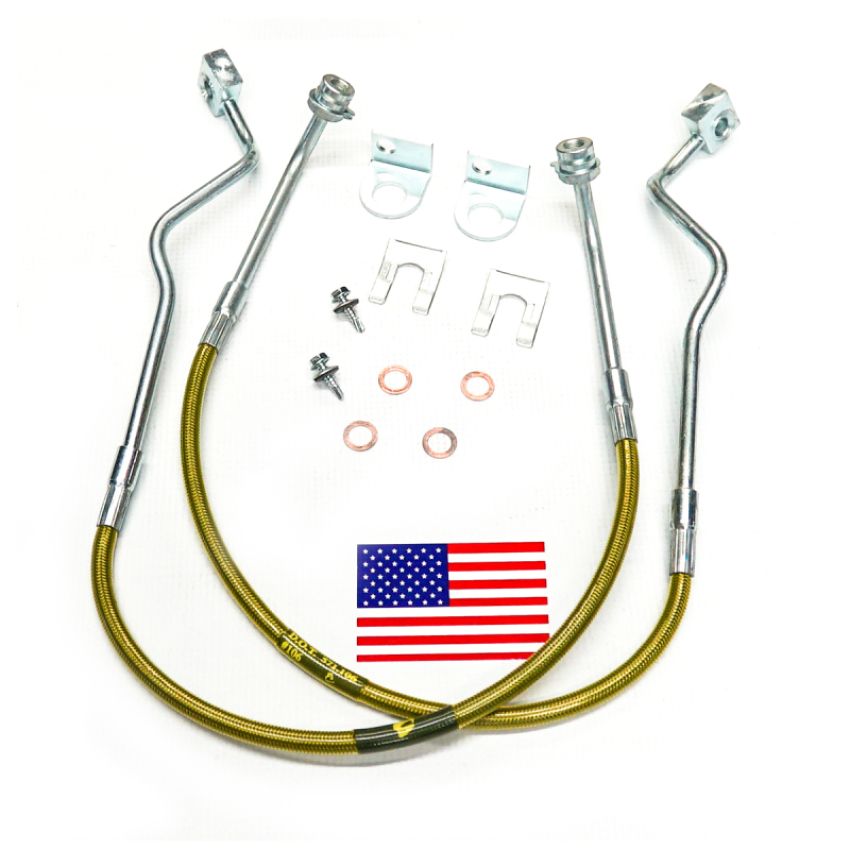 Superlift 91210 1986 Ford Ranger/Bronco II w/ 4-6in Lift Kit (Pair) Bullet Proof Brake Hoses