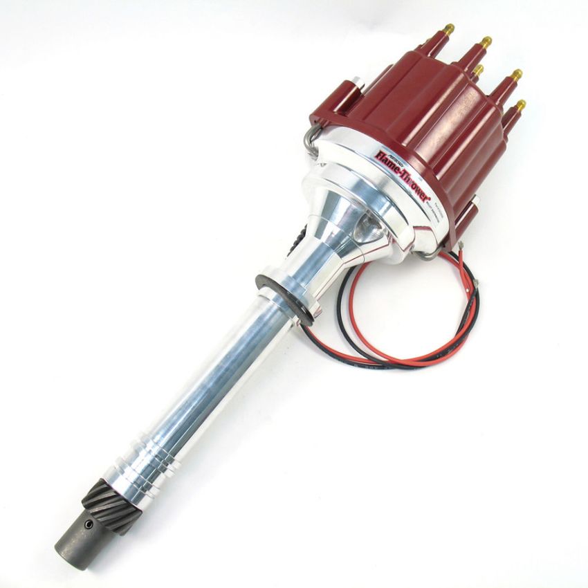 PERTRONIX IGNITION PRTD200811 Chevy V8 Billet Marine Dist w/Red Male Cap