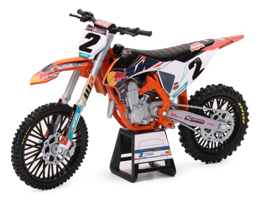 New Ray Toys 58353 KTM Red Bull 450SX-F (Cooper Webb #2)/ Scale 1:12