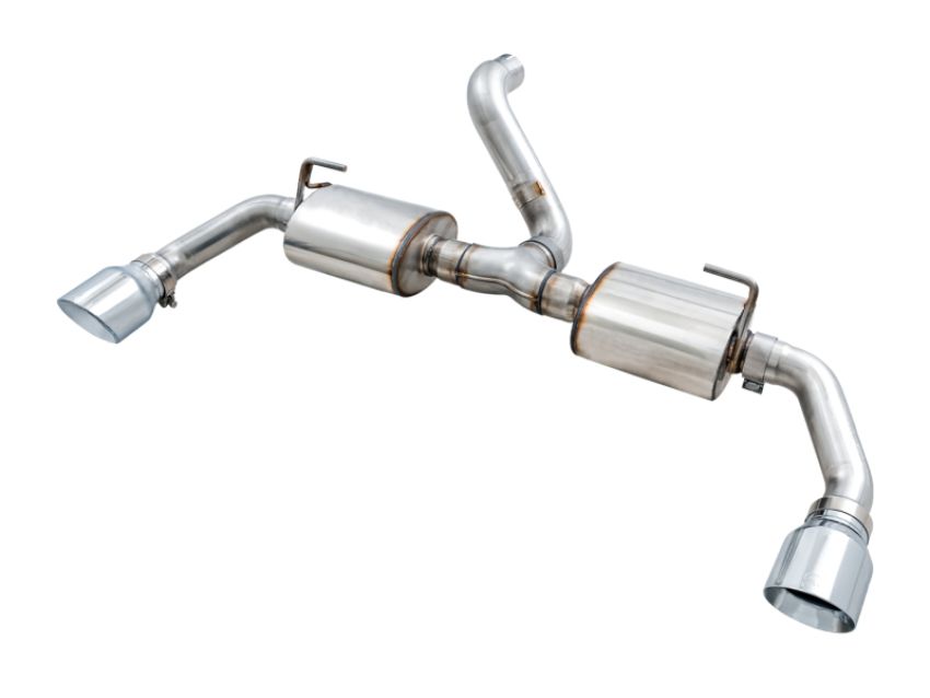AWE Tuning 3015-32001 2018+ Jeep Wrangler JL/JLU Tread Edition Axle-Back Dual Exhaust - Chrome Silver Tips