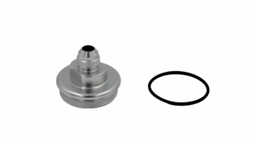 Fuelab 108020101-2 Replacement Filter Cap -8AN Outlet - Clear