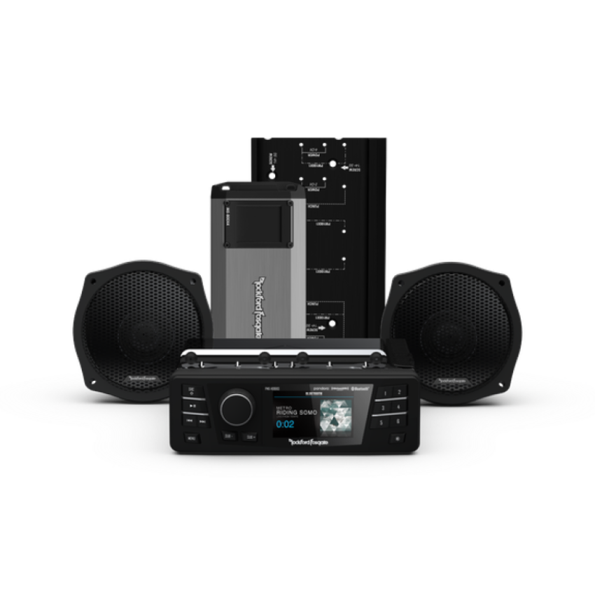 Rockford Fosgate 1998-2013 Street Glide PMX Stage 2 Audio Kit