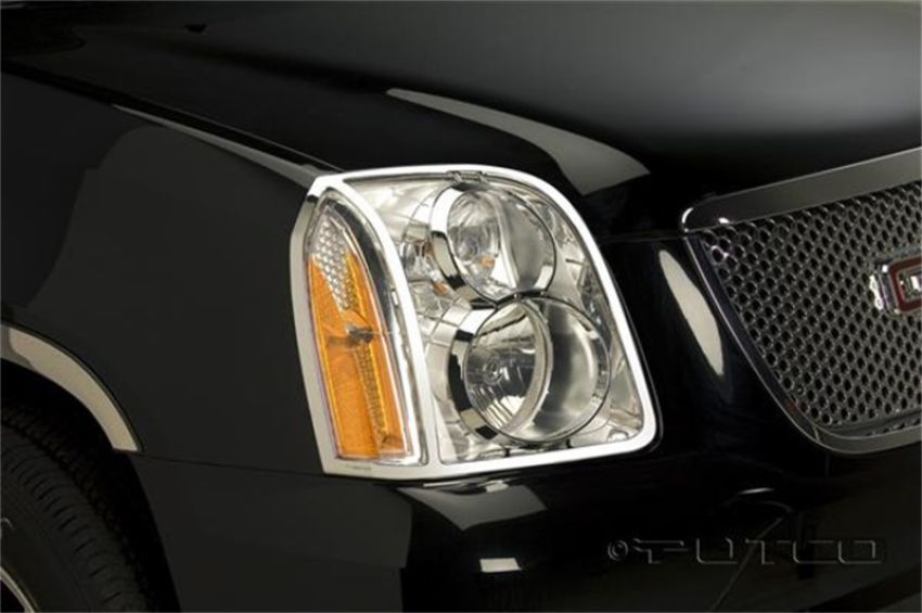 Putco 401507 07-14 GMC Yukon XL Head Lamp Overlays & Rings