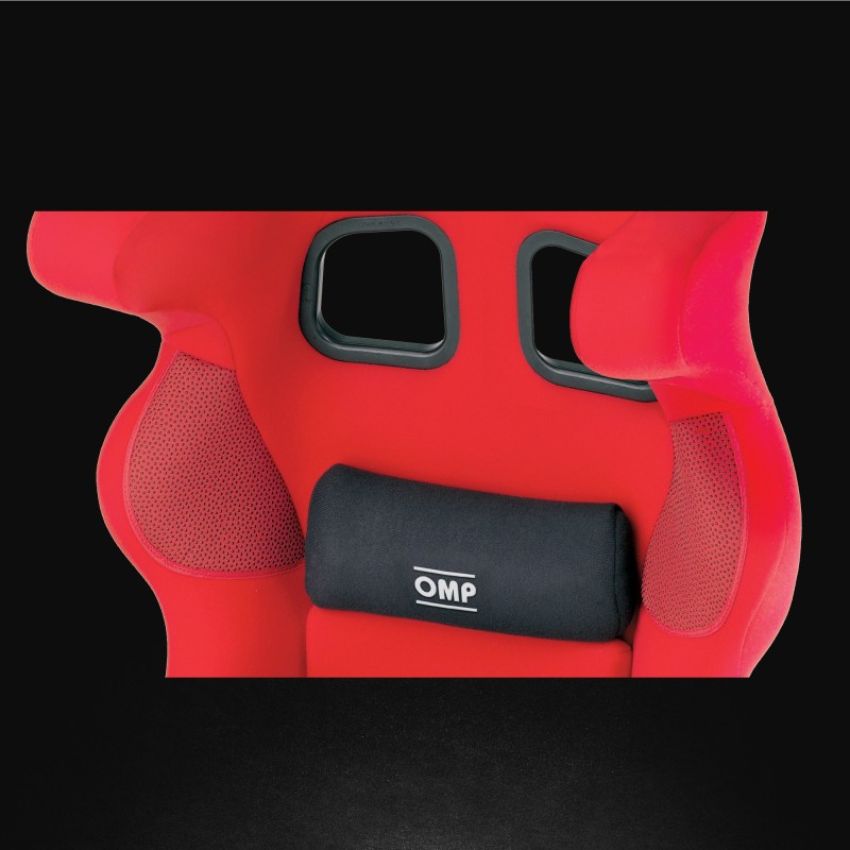 OMP RACING, INC. OMPHB0-0692-071 Lumbar Seat Cousion Small Black