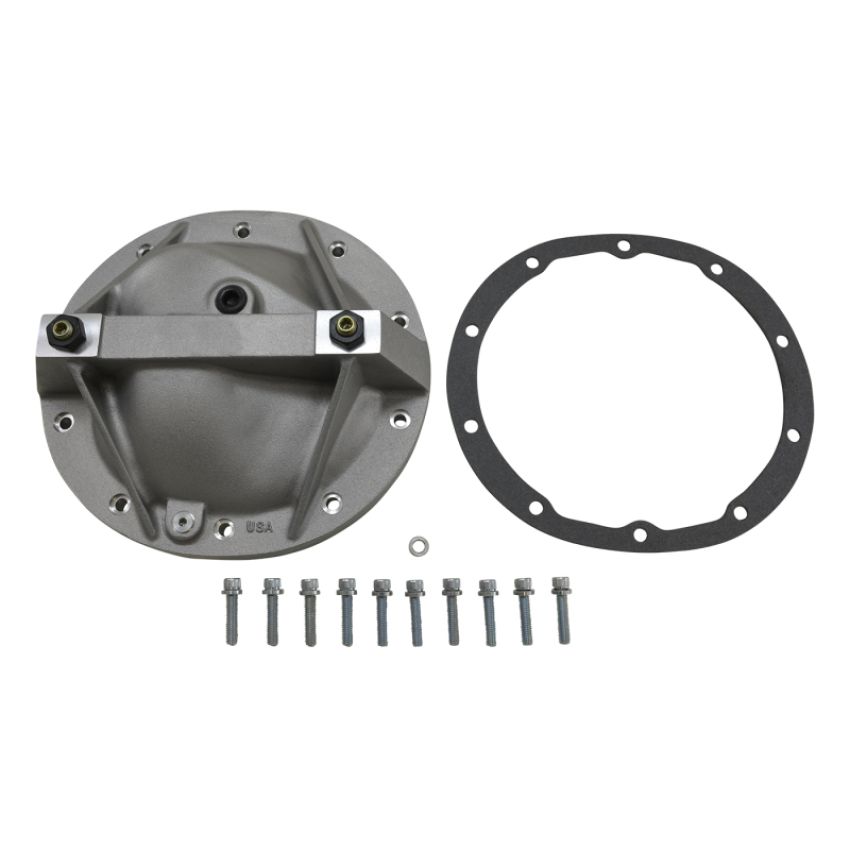 Yukon Gear & Axle YP C3-GM8.2BOP Yukon Gear Aluminum Girdle Cover For 8.2in Buick / Pontiac / Oldsmobile GM Ta HD
