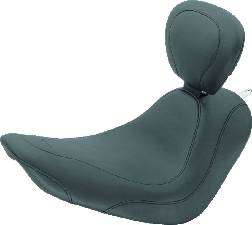 Mustang Motorcycle 79594 Mustang 15-21 Harley Freewheeler Standard Touring Deluxe 1PC Seat - Black
