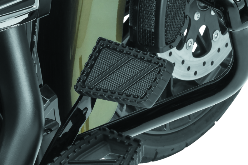 Kuryakyn 3575 Riot Brake Pedal Pad FL Models Satin Black
