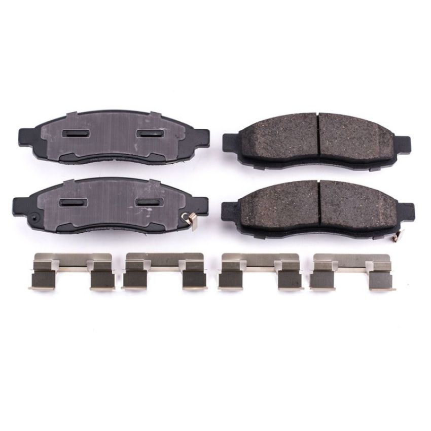 PowerStop 17-1015 PowerStop - Z17 Low-Dust Ceramic Brake Pads with Hardware