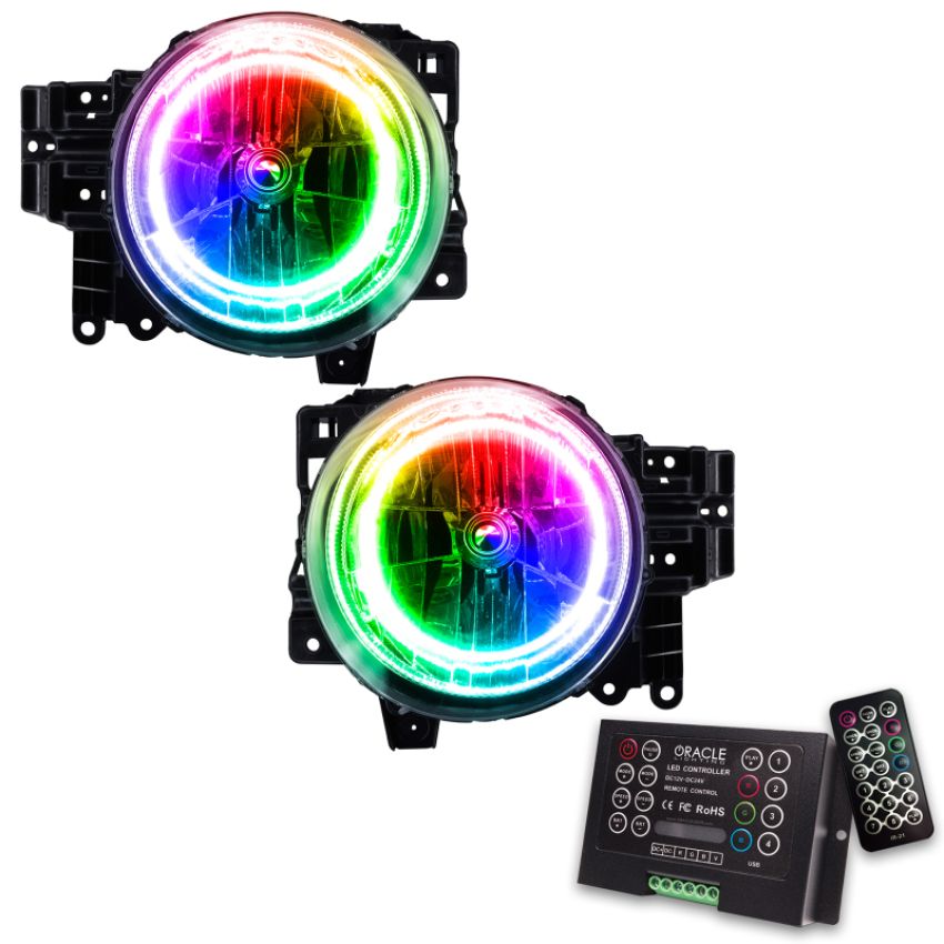 Oracle Lighting 7093-333 SMD Pre-Assembled Headlights, ColorSHIFT(tm) 2.0