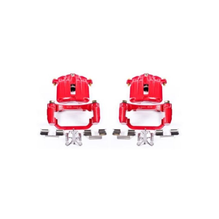 PowerStop S4854 Red Powder Coated Calipers