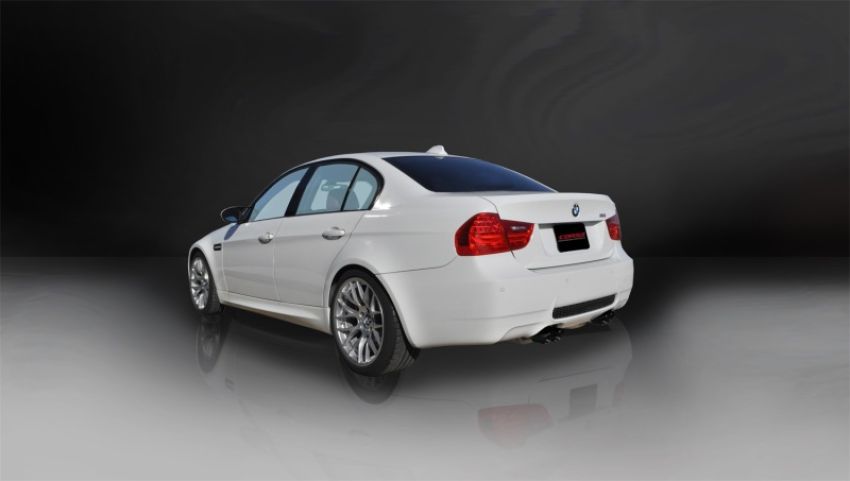 CORSA Performance 14569BLK Corsa 2008-2012 BMW M3 E90 Black Sport Cat-Back Exhaust
