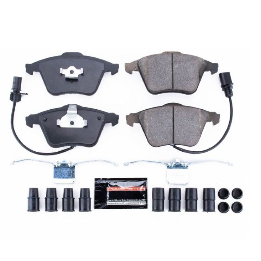 PowerStop Z23-915A PowerStop - Z23 Daily Driver Carbon-Fiber Ceramic Brake Pads with Hardware Kit