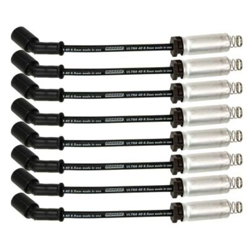 MOROSO MOR73744 Ultra 40 Wire Set 8.5mm GM LS/LT 9.75 Black