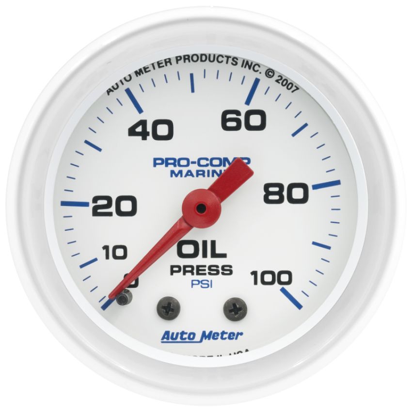 AutoMeter 200790 GAUGE, OIL PRESSURE, 2 1/16