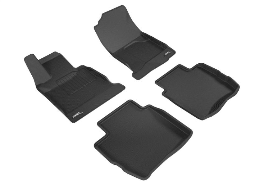 3D MAXpider L1MR00501509 12-18 Maserati Granturismo Sport Kagu Floor Mat- Black R1 R2