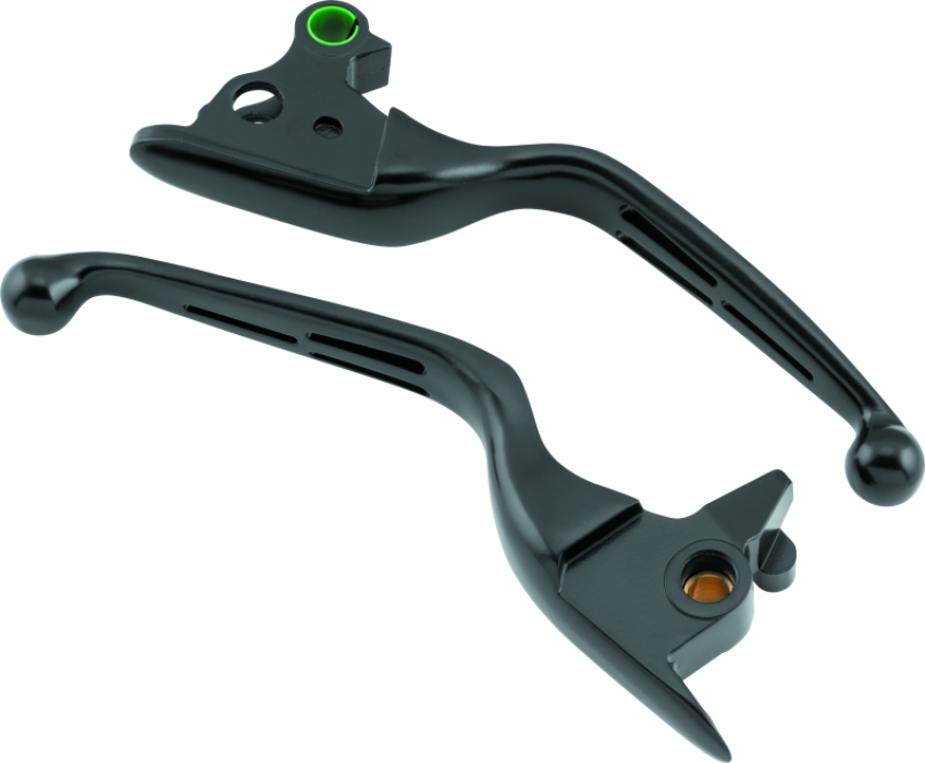 Bikers Choice 482143 15-17 FLST FXST Black Slotted Lever Set