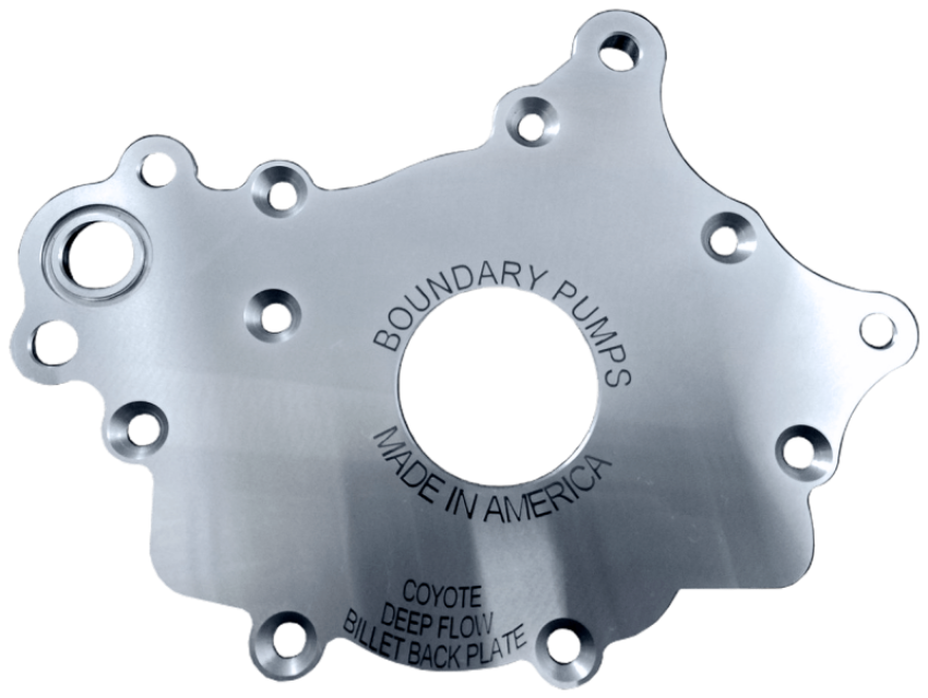 Boundary CM-S1-R2-BBP-M 18-23 Ford Mustang GT/F150 V8 MartenWear Treated Oil Pump Assembly w/Billet Back Plate